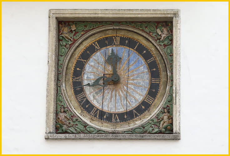 Clock on Church of <BR>The Holy Spirit